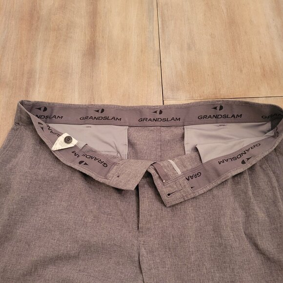 Grand Slam Performance Mens Golf Pants Stretch 360 Gray Size 40 X 30 - Picture 3 of 8